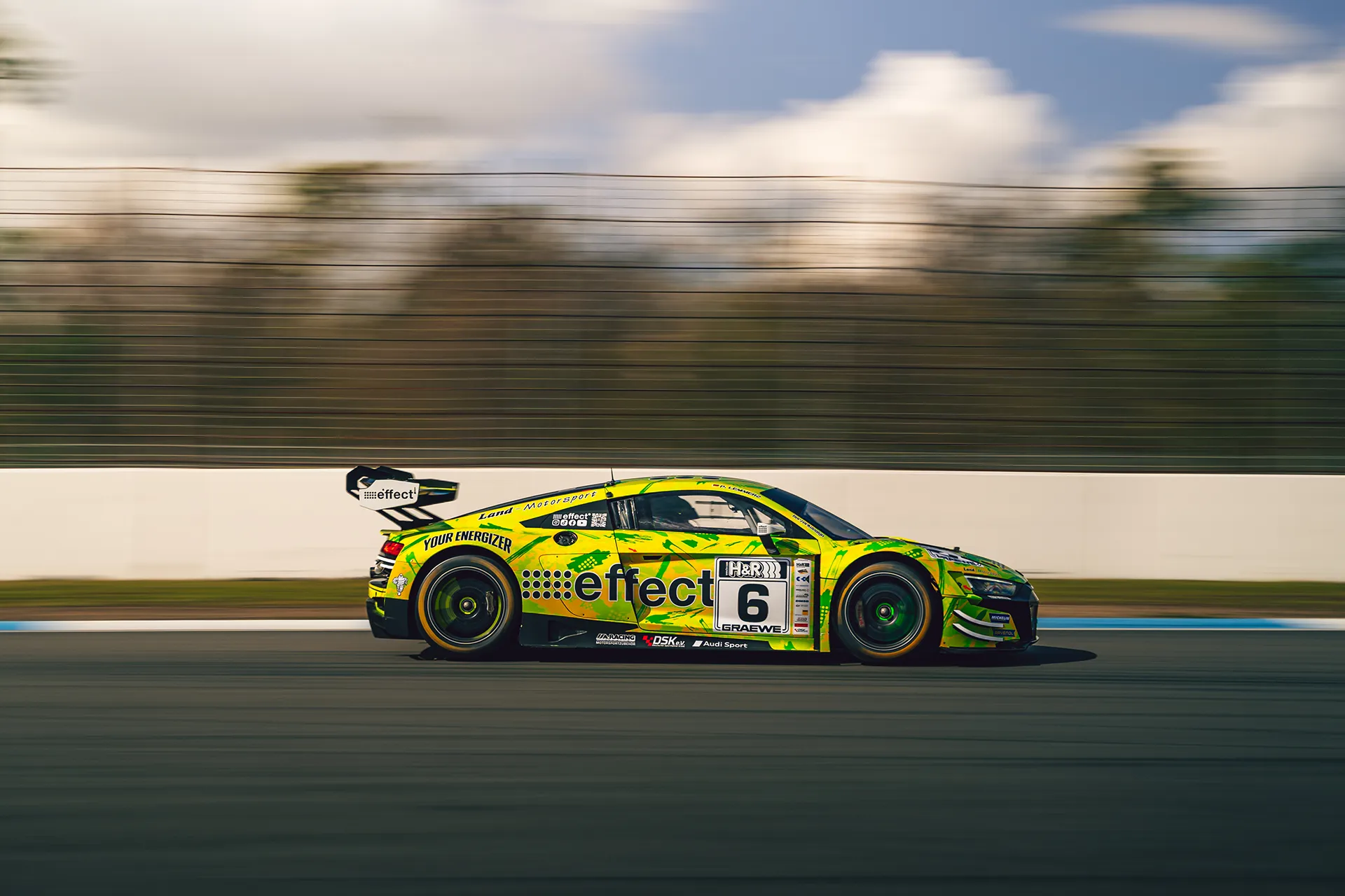 Audi R8 LMS Nr 6 — Motorsport photography, Dans Trackday, image 2